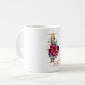 Mug Gold Parties scintillant L Monogramme Floral Bourg (Devant gauche)