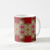 Mug Gold pattern cement wall closeabstract, ancient, a (Devant droit)