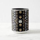 Mug Gold Retro Art Nouveau (Centre)