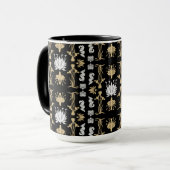 Mug Gold Retro Art Nouveau (Devant gauche)