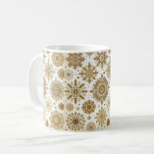 Mug Gold snowflakes (Devant gauche)