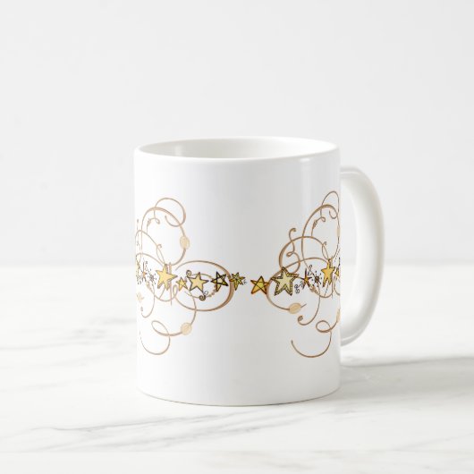 Mug Gold Stars (Devant droit)