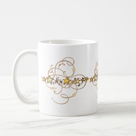 Mug Gold Stars (Gauche)