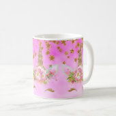 Mug Gold Stars et Pink Unicorn (Devant droit)