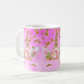 Mug Gold Stars et Pink Unicorn (Devant gauche)