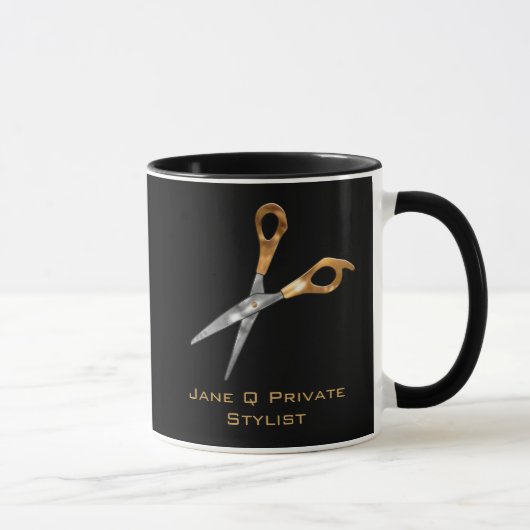 Mug Gold Styliste personnalisée (Droite)