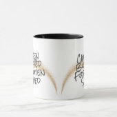 Mug Gold Swirl Confetti Silver Cross Christian (Centre)
