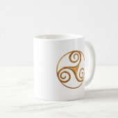 Mug Gold Triskelion (Devant droit)