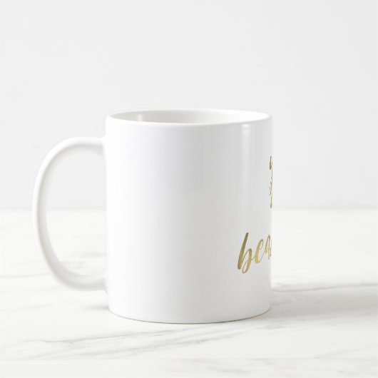 Mug Gold Vous êtes Belle (Gauche)