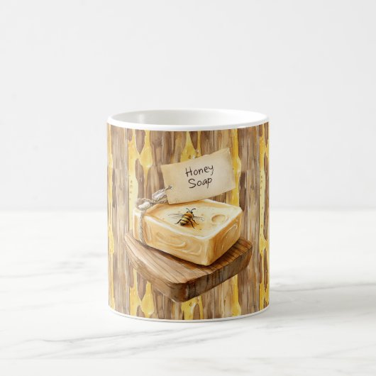 Mug Gold Yellow Bee Honey Soap (Centre)