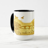 Mug GoldAmsterdam Bouffant Minimaliste Image Froissée (Devant gauche)