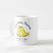 Mug Golden 50e anniversaire Mariage jaune botte bien (Devant gauche)