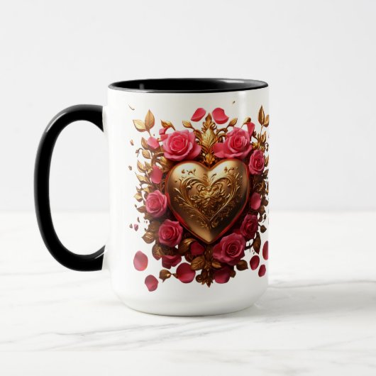 Mug "Golden Affection" (Gauche)