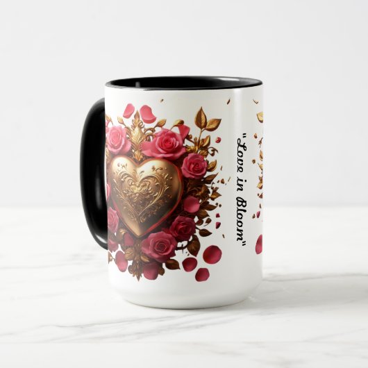 Mug "Golden Affection" (Devant gauche)