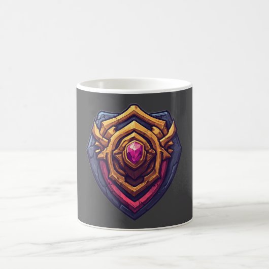 Mug Golden Amethyst Emblem (Centre)