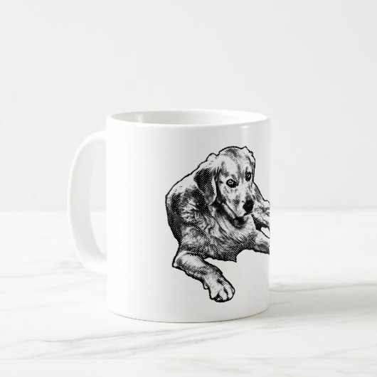 Mug Golden avec Comic Grain (Devant gauche)