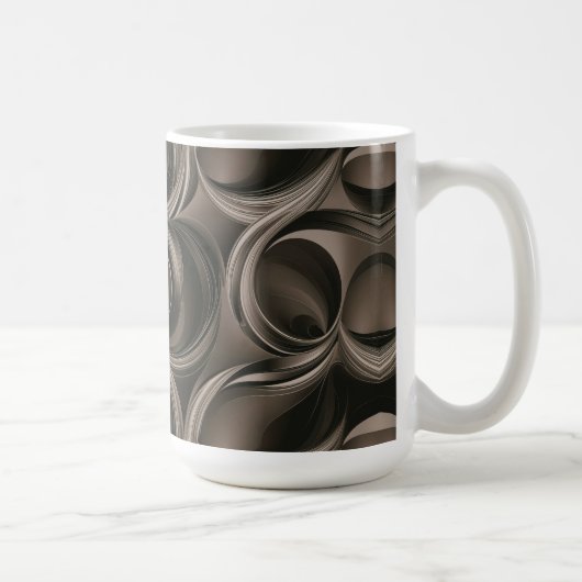 Mug Golden Botanical Flow Elegant (Droite)