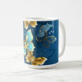 Mug Golden butterflies (Devant droit)
