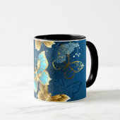 Mug Golden butterflies (Devant droit)