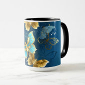 Mug Golden butterflies (Devant droit)