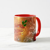 Mug   Golden Christmas design, (Devant droit)