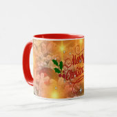 Mug   Golden Christmas design, (Devant gauche)