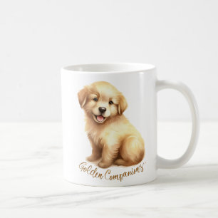 Mug Golden Companions Aquarelles Golden Retriever