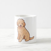 Mug Golden doodle dog Magic (Centre)