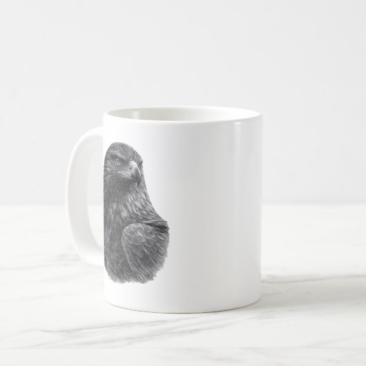 Mug Golden Eagle Black & White (Devant gauche)