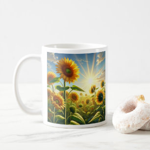 Mug Golden Embrace Tournesol personnalisable