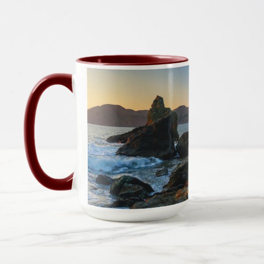 Mug Golden gate bridge au crépuscule | San Francisco (Gauche)