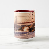 Mug Golden gate bridge de plage de Baker (Centre)