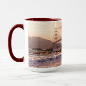 Mug Golden gate bridge de plage de Baker (Gauche)