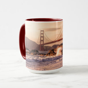 Mug Golden gate bridge de plage de Baker