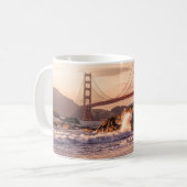 Mug Golden gate bridge de plage de Baker (Devant gauche)