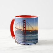 Mug Golden gate bridge de traînée de San Francisco Bay (Devant gauche)