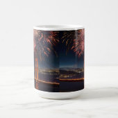 Mug Golden Gate Bridge Feu d'artifice de l'indépendanc (Centre)