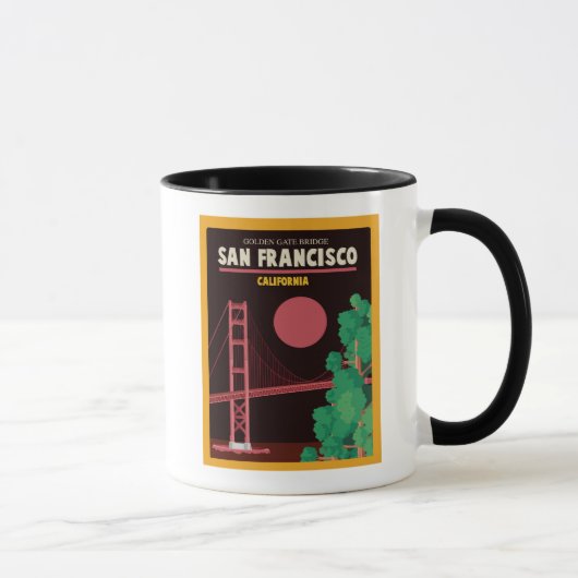 Mug Golden gate bridge la nuit (Droite)