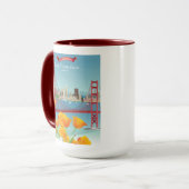 Mug Golden gate bridge | San Francisco, CA (Devant gauche)