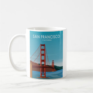 Mug Golden Gate Bridge San Francisco Vintage voyage