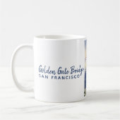 Mug Golden Gate Bridge San Francisco Watercolor Art (Gauche)