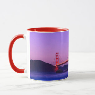 Mug Golden gate bridge sur la plage de Baker au