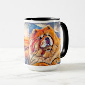 Mug GOLDEN GIRL chow (Devant droit)