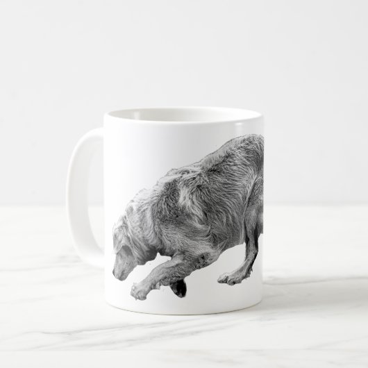 Mug Golden Glide dans les tons doux d'hiver (Devant gauche)