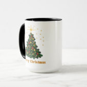 Mug "Golden Glow : Joyeux Noël Elegance Mug" (Devant gauche)