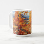 Mug Golden Harvest Embrasse les Feuilles chauds de l'a (Devant gauche)