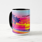 Mug Golden Hour Tropical Island Sunset Personalized (Devant gauche)