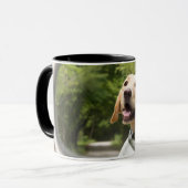 Mug Golden Labrador In Rearview Mirror (Devant gauche)