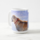 Mug Golden Labrador Retriever Dog-lover Cadeau (Devant gauche)