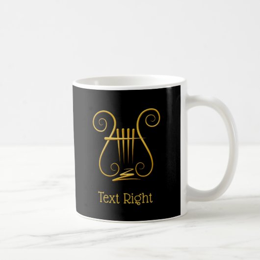 Mug Golden lyre (Droite)
